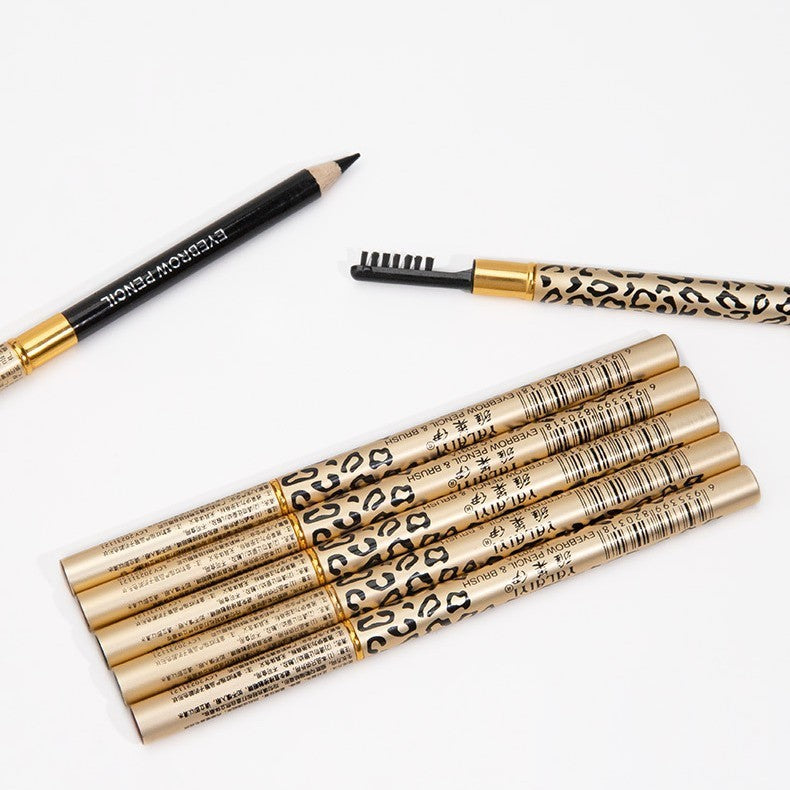 Leopard Print Waterproof Eyebrow Pencil